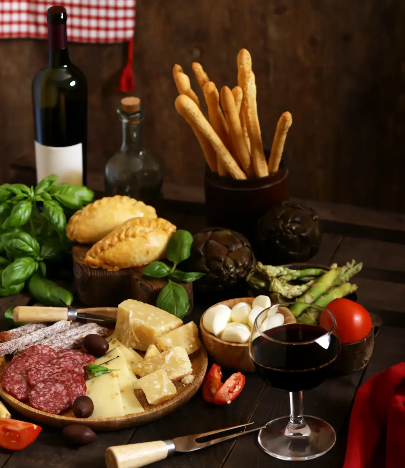 italian antipasto featuring cheese breadsticks c 2026 03 19 22 43 10 utc | Dolce Parma