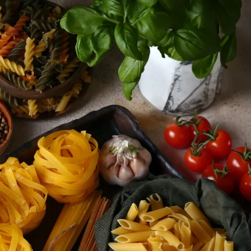 Dolce Parma : un site internet réalisé par Avaelys, agence web à Aix-en-Provence 1 | Dolce Parma fresh-pasta-ingredients-on-rustic-surface-2026-03-24-12-45-53-utc